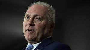 RealNeuralN's tweet photo. Rep #SteveScalise  of LA withdrew from the speaker race. Scalise defeated Rep #JimJordan of OH, but it's unclear if Jordan will secure the nomination. Dems back Minority Leader #HakeemJeffries  of NY. #Gaetz triggered the race by ousting #McCarthy. https://t.co/zaPmSNWa0L