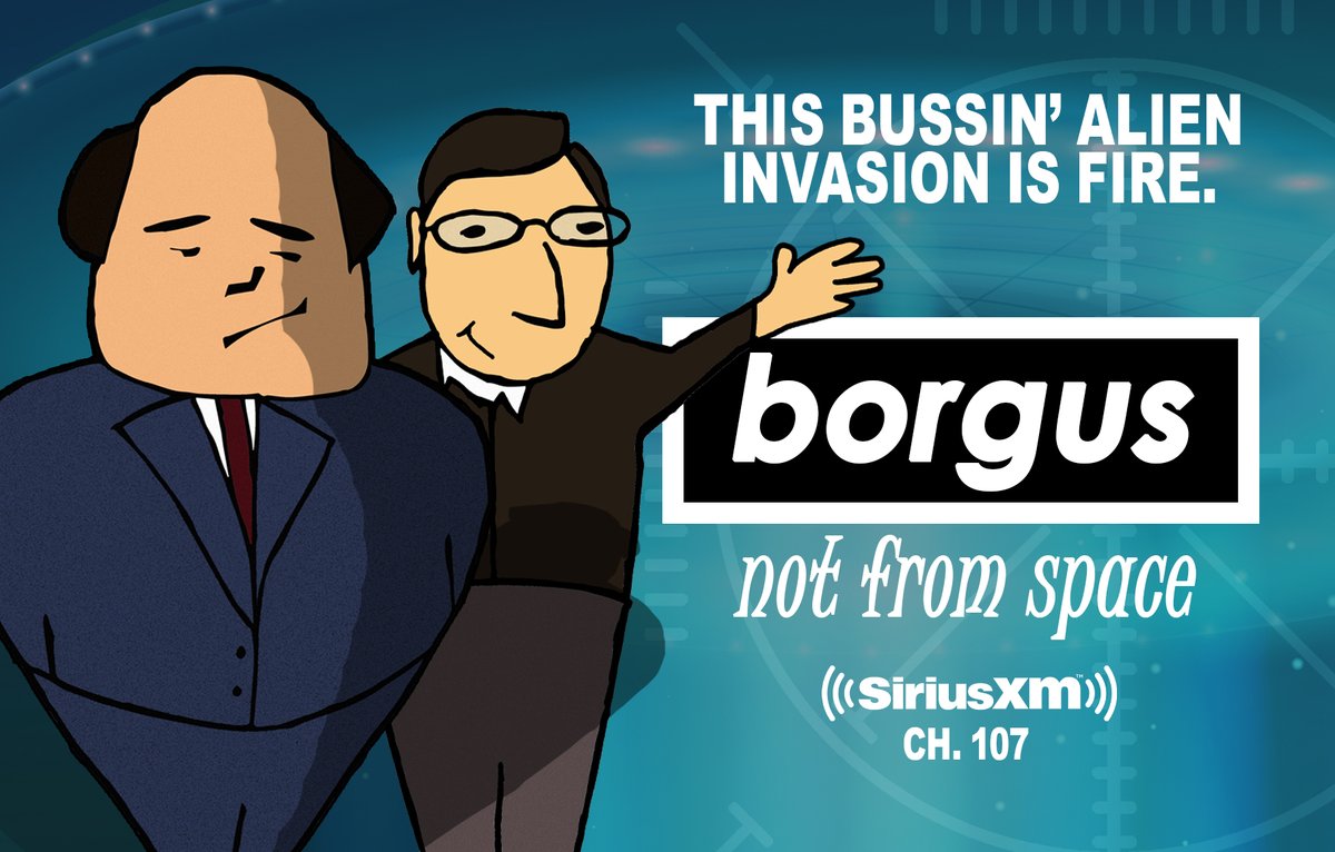 Coming to SiriusXM, Ch. 107.
  Fri 10/13 8p
  Sat 10/21 12p
  Wed 10/25 6p
  Sun 10/29 9a
  Mon 10/30 1p
All times Eastern.
#siriusxm #notfromspace #aliens