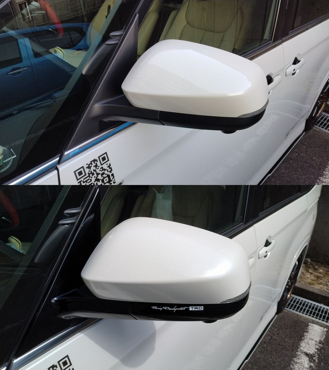 Hit550's tweet image. 今更ですがピアノブラック化しました😅
#voxy #ヴォクシー #SecondStage #セカンドステージ
#ドアミラーベースパネル