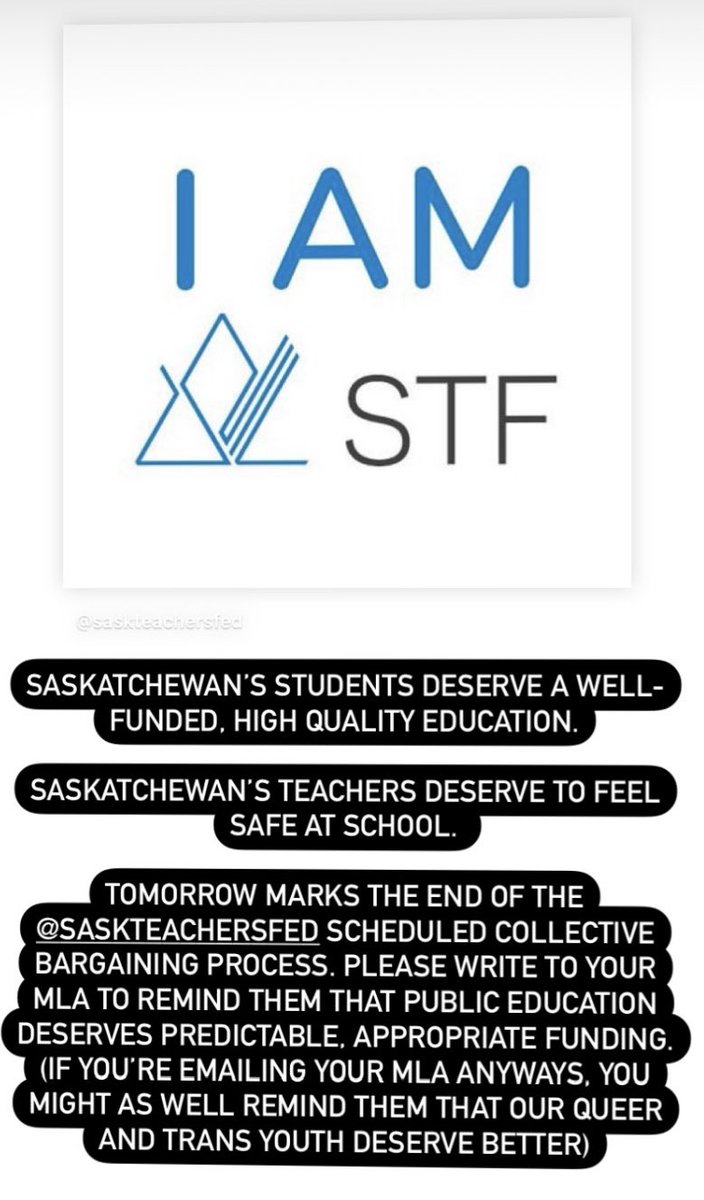 Just a teacher, standing in front of her government asking for a well-funded public education system.  #IAMSTF