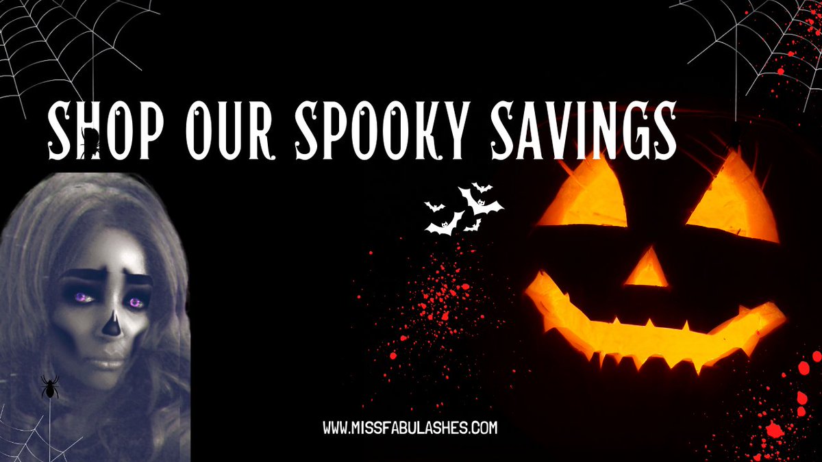 missfabulashes's tweet photo. Save 30% off on orders of $20 or more with SPOOKY at checkout. Visit https://t.co/2dqDKnEMp0
#missfabulashes #halloweendeals #lashesonsale #smallbusiness #blackownedbusiness https://t.co/hJtiiWJuME