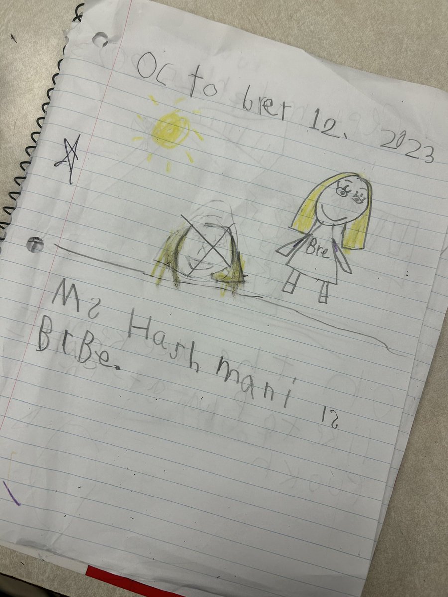 HashmaniMs's tweet photo. 💁🏼‍♀️ he used his sounds @AliefISD @HeflinHounds #firstgrade #alief #barbie https://t.co/qZFf7nLJ2B