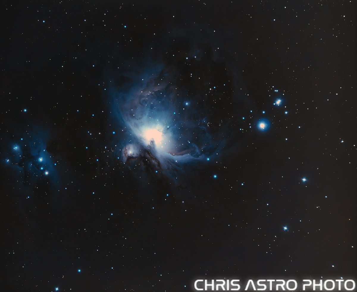 chrisastro101's tweet photo. Orion Nebula ( Messier 42)
Constellation: Orion
Distance: 1300 light-years from earth 
@OrionED 80 Refractor
@Celestron AVX mount
@Canon Rebel Ti1
#astrophotography #astronomy #messier42 #orionnebula #astrophotographty #deepskyastrophotography  #celestron #orion https://t.co/Kl8CDHbfUA