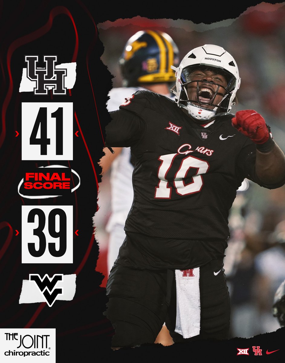 UHCougarFB's tweet photo. THAT JUST HAPPENED! COOGS WIN! https://t.co/ObsPx3MNez