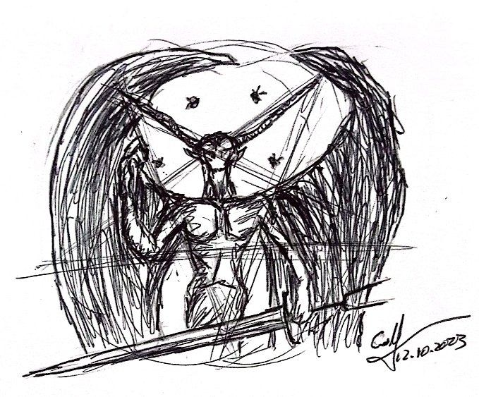 12. Belcebú

#TintubreLegendario #HaLLoweenLegendario2023 #belcebu #drawing #draw #dibujo #dibujando #instagramart   #ink <a href="/leyendaspodcast/">Leyendas Legendarias</a>
