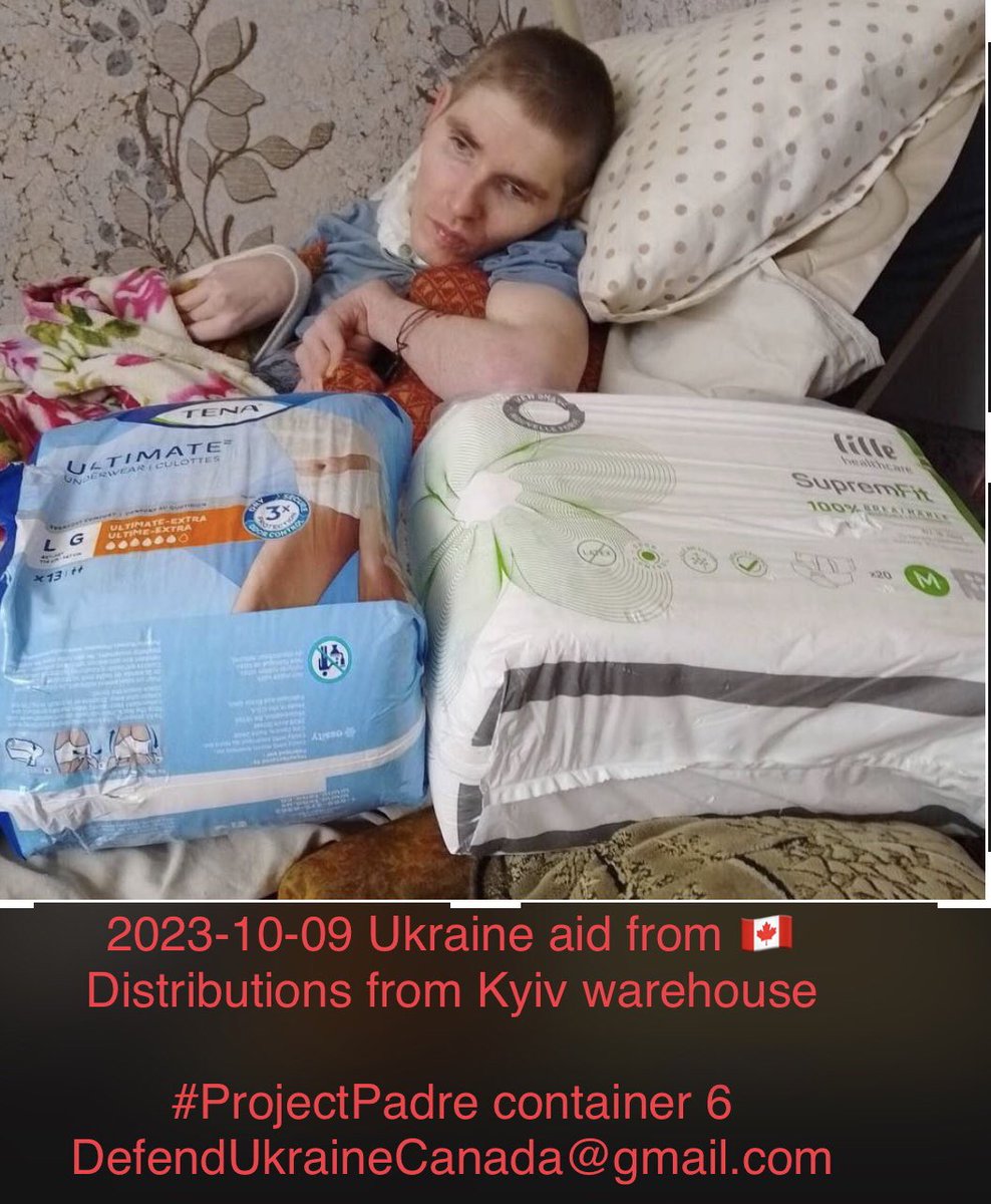 defendukraini's tweet photo. WE TREASURE ALL LIVES
🇨🇦❤️🇺🇦
From our combat medic heroes
On Ukraine’s grim front lines
& Their field hospitals
In Shahed drone attacks
To society’s most vulnerable
In care homes ❤️
The village of Zgurivka, Kyiv region, donated diapers for adults
#ProjectPadre
Kyiv Bakhmut https://t.co/SWxAiPfcwC