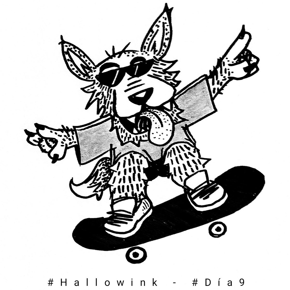 Quimick's tweet photo. 🐺
#hallowink #día9 #halloween #pumkincarving #pumpinkhalloween #horrormovies #31daysofhalloween #drawing #sketch #inkdrawing #inktober #inktober2023 #ink #blackandwhite #blackandwhitedrawing #teenwolf #hombrelobo #licantropo #werewolf #skatelife #skateboading #sk8ordie https://t.co/lUt7OFiRAr