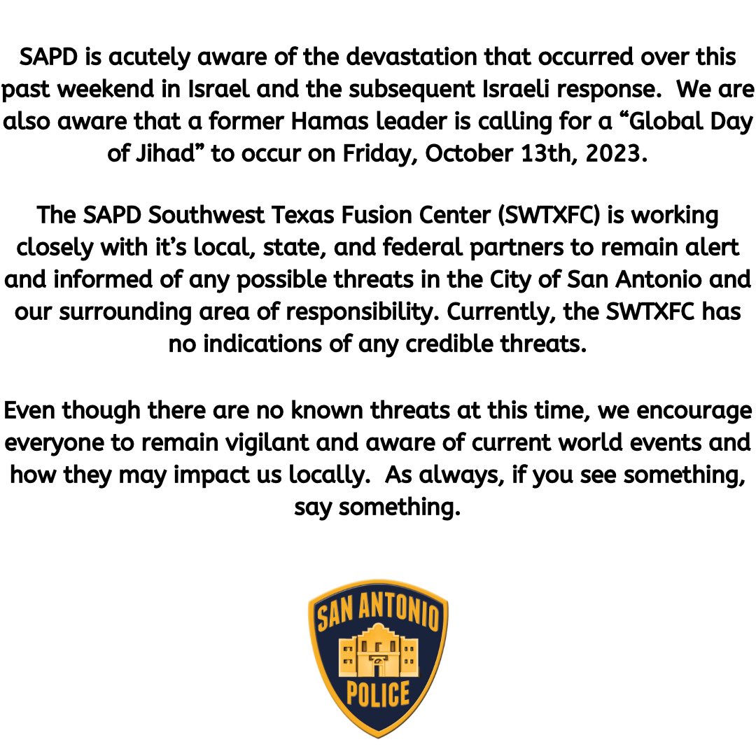 SATXPolice's tweet photo. https://t.co/20SOSMUVQi