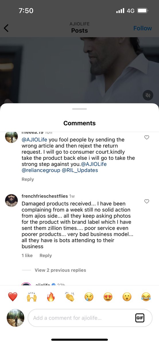 iamriyasing's tweet photo. @Teesha_Nigam @AJIOLife #fraudbyajio #fraudajio #cheatedcustomer #badservices #needresolution #socialmediacomplaints everywhere. https://t.co/IZsdyVHaoh