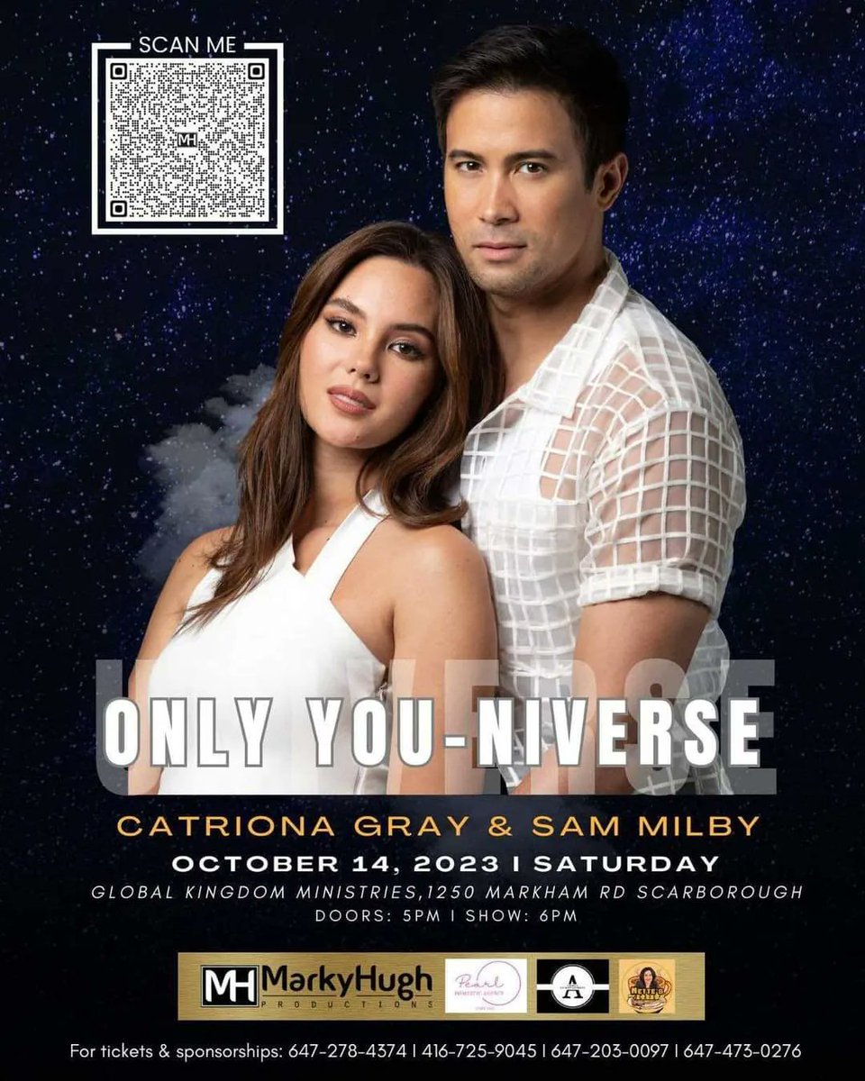 cornerstone_ofc's tweet photo. Malapit na malapit na ang "Only You-niverse" concert nina @catrionaelisa at @samuelmilby! 

Catch them at the Global Kingdom Ministries in Toronto this Saturday! See you! 

#CatrionaGray #SamMilby 
#CornerstoneArtist https://t.co/orRRJ539Ym