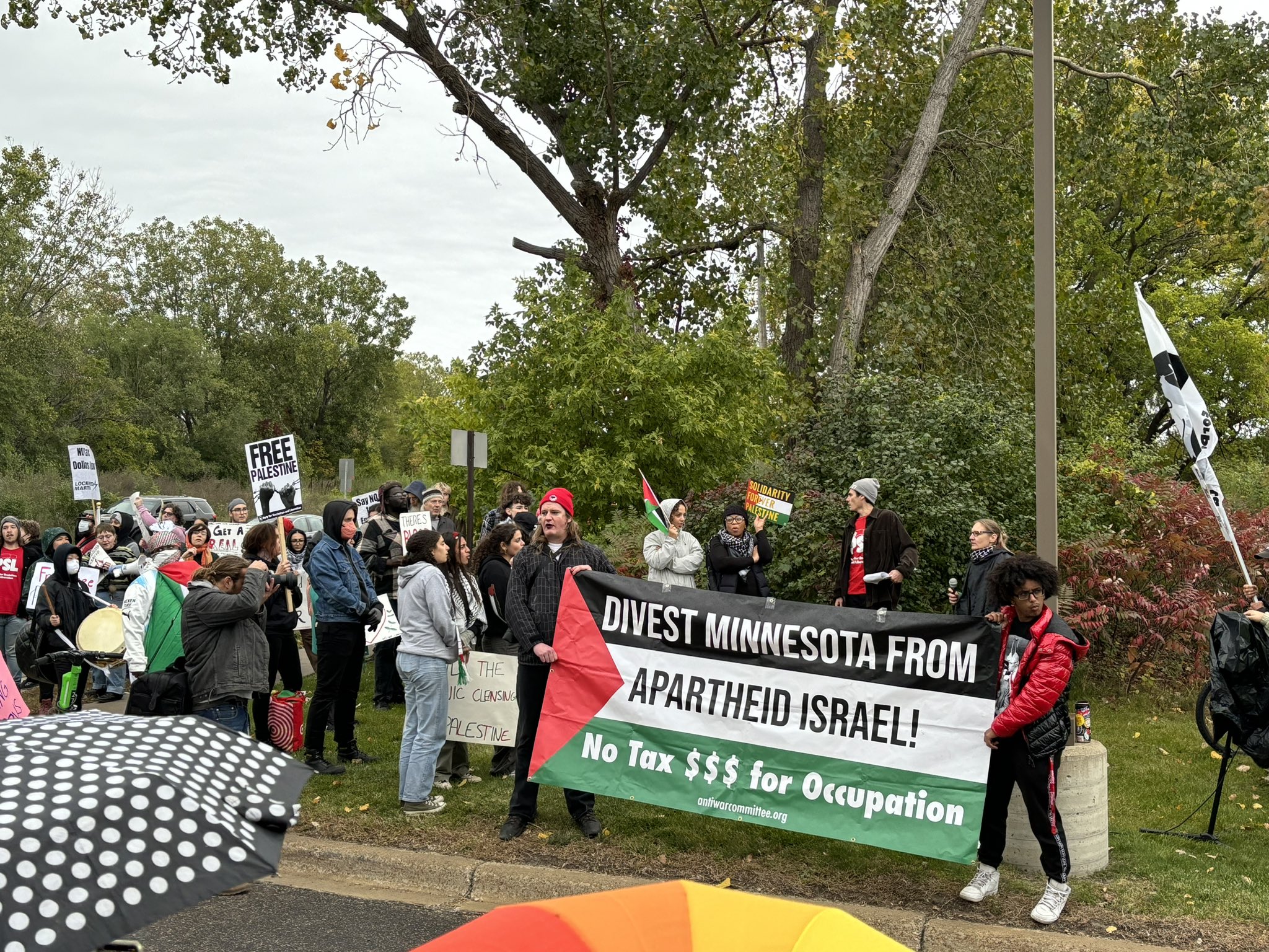 St. Paul picket at new Lockheed Martin site: 'No Minnesota money for  weapons manufacturers!' — Fight Back! News