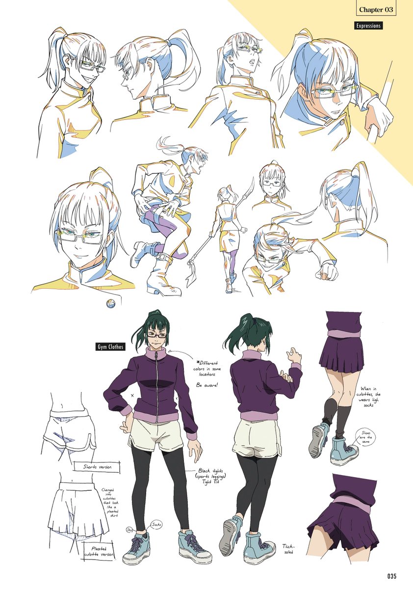 makiページ MAKI CHARACTER DESIGN SHEETS
