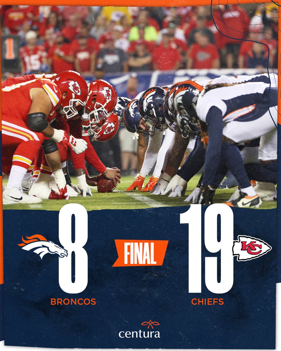 Broncos's tweet photo. Final https://t.co/L2ZAhoLg9k