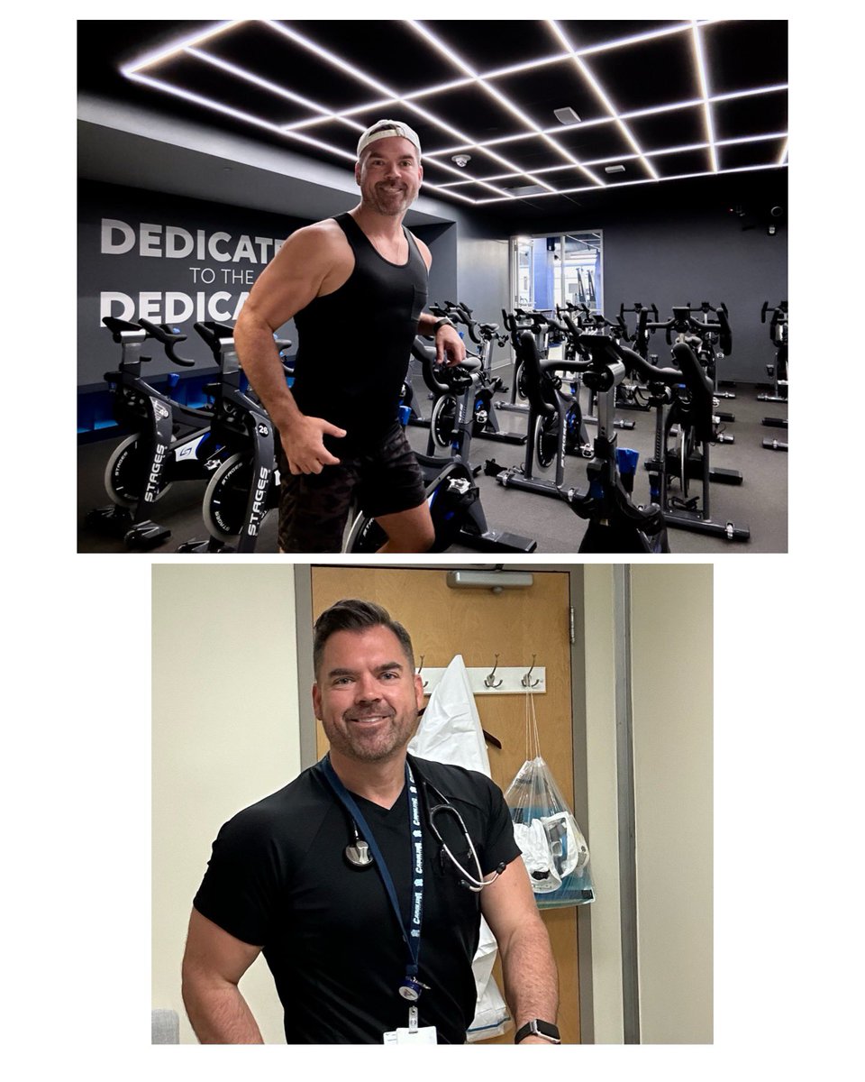 ERDocBrown's tweet image. If it’s Thursday… it means, it’s almost the weekend!

It also means, spin class in the morning; ER in the evening!

#Spinclass #ERDoc #FridayEve