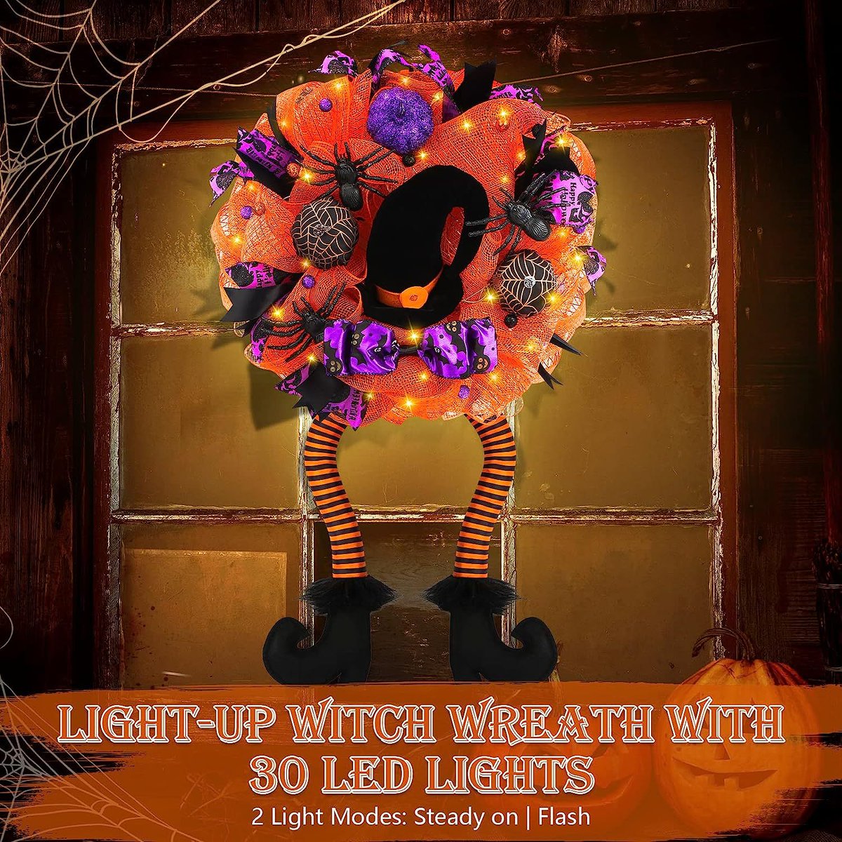 YuQigift's tweet photo. Halloween decorative wreath door hanging purple pumpkin spider glowing wreath ghost festival Halloween night window decoration props

https://t.co/rjrzQx9U6v

#halloween #halloweendecor #halloweenwreathdecor #halloweenwitchslegwreaths https://t.co/5EXRJ05viS