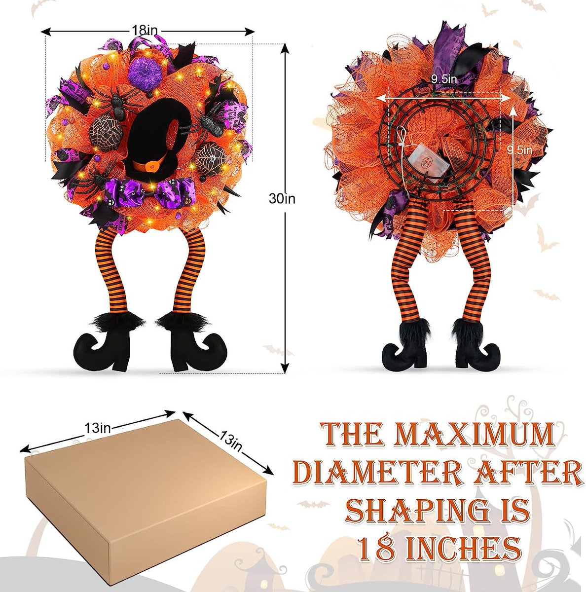 YuQigift's tweet photo. Halloween decorative wreath door hanging purple pumpkin spider glowing wreath ghost festival Halloween night window decoration props

https://t.co/rjrzQx9U6v

#halloween #halloweendecor #halloweenwreathdecor #halloweenwitchslegwreaths https://t.co/5EXRJ05viS