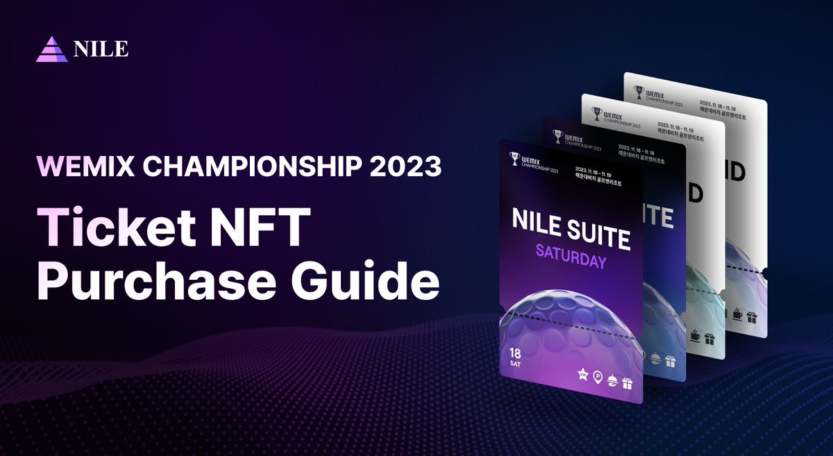 WEMIX CHAMPIONSHIP 2023 Ticket NFT Purchase Guide

Ticket NFT purchases to access the #WEMIX CHAMPIONSHIP 2023 can be made through WEMIX Wallet or una Wallet. We offer a detailed purchase guide on the event participation!

Notice: bit.ly/3FefiLx