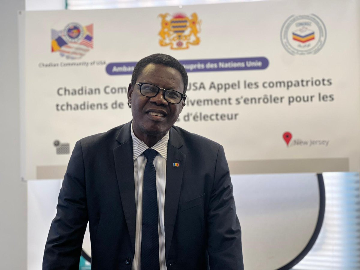 FADOULAHMAT's tweet photo. #CONEREC_USA 
L'enrôlement des ressortissants Tchadiens aux États-unis en cours à New Jersey. 
#chad https://t.co/Yb88LKidju