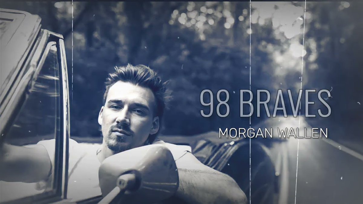 Wes_nship's tweet photo. This is Morgan Wallen's fault @braves https://t.co/oMc8BfYcN1