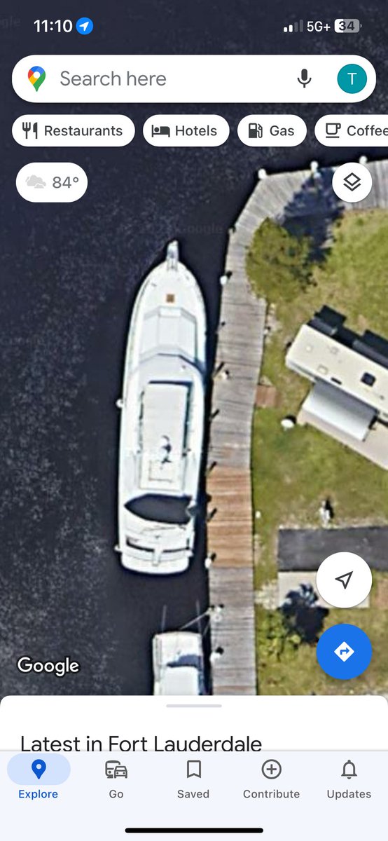 tmollerup's tweet photo. @eSysman Location of burning yacht https://t.co/apAwYg5HZ3