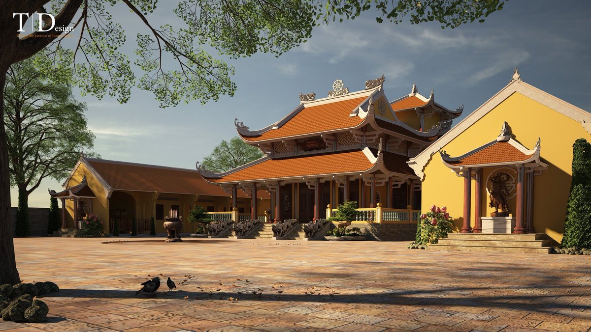 Thiendong2's tweet image. TỊNH THẤT - PHƯỚC ÂN
      #Thietke #Chùa
▪︎ Địa điểm: Hamburg - Đức
▪︎ Thiết kế: Mậu Hy, Thiện Đồng
▪︎ Giai đoạn 1: Chánh điện, nhà Tăng, nhà chuông - Trống
▪︎ Giai đoạn 2: Tháp chuông, nhà Cốt.

Mời các bạn cùng xem qua dự án được thiết kế - thể…