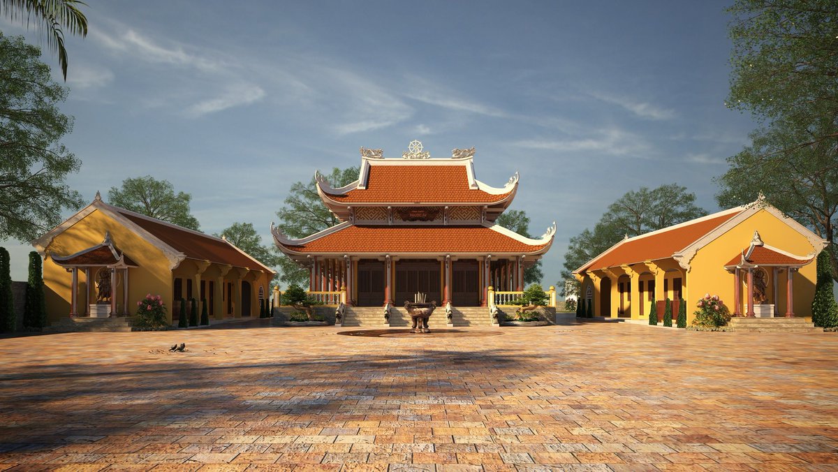 Thiendong2's tweet image. TỊNH THẤT - PHƯỚC ÂN
      #Thietke #Chùa
▪︎ Địa điểm: Hamburg - Đức
▪︎ Thiết kế: Mậu Hy, Thiện Đồng
▪︎ Giai đoạn 1: Chánh điện, nhà Tăng, nhà chuông - Trống
▪︎ Giai đoạn 2: Tháp chuông, nhà Cốt.

Mời các bạn cùng xem qua dự án được thiết kế - thể…