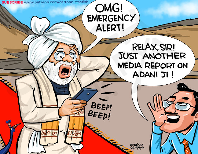 satishacharya's tweet photo. Emergency Alert! #EmergencyAlert  #Adani https://t.co/pYlH695bjo