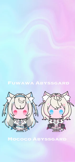 【待受に使いやすいかもしれないイラストシリーズ】フワモコちゃん※二次配布、SNS等での使用はお控え下さい。※待受への使用は問題ありません。#FWMCpix 