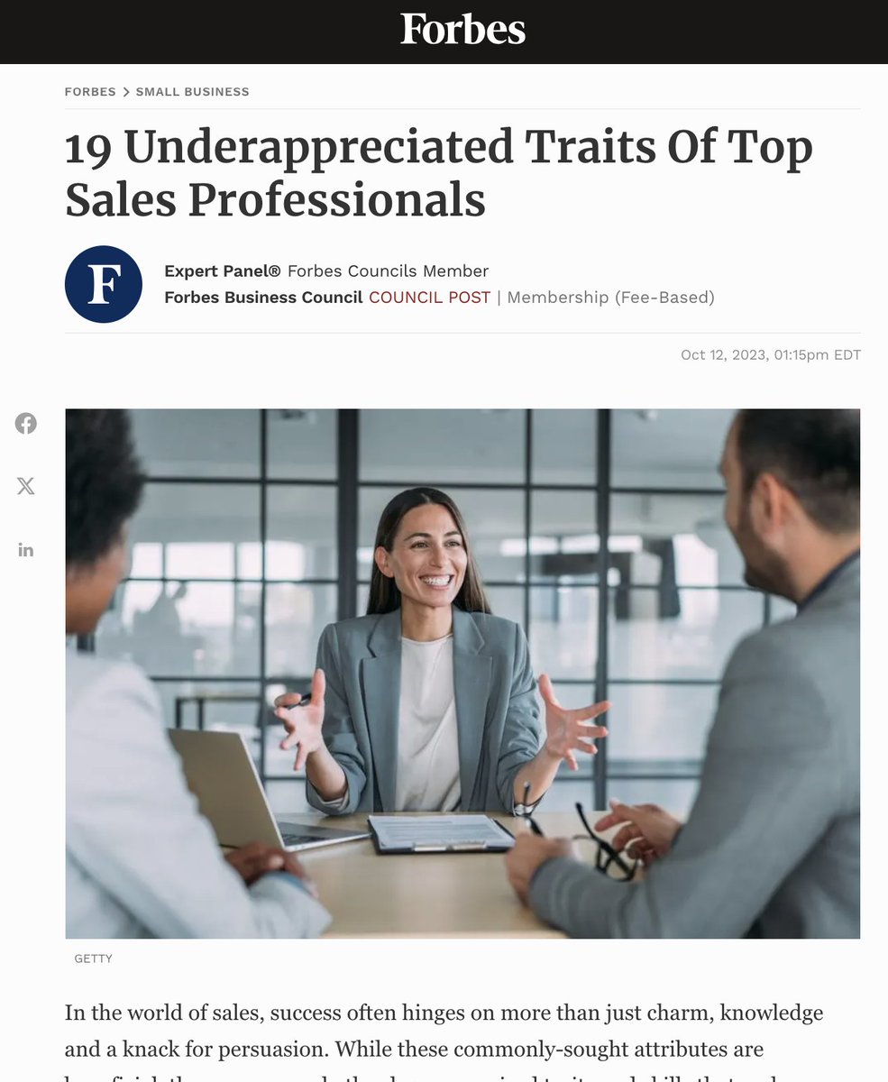 I shared my insights on the importance of #culturalintelligence in sales with @Forbes. At @TheUpperKey, we recognize that understanding and respecting diverse cultures is key to building strong client relations and successful long-term partnerships. Dive into to discover more…