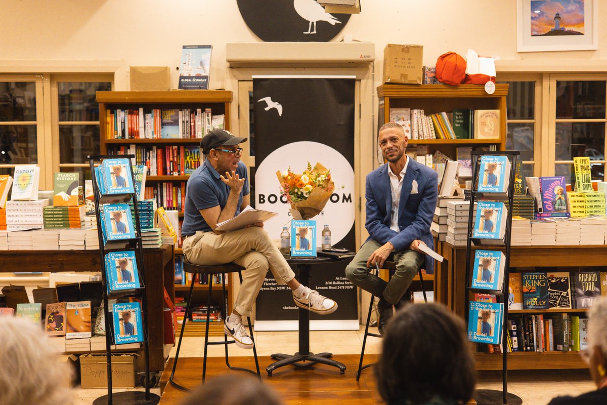 Congratulations Daniel Browning on the launch of 'Close to the Subject' shared with family and friends, hosted by The Book Room Collective. A wonderful night guided by MC Rhianna Patrick and facilitated in-conversation with Steven Oliver. #MagabalaBooks #DanielBrowning