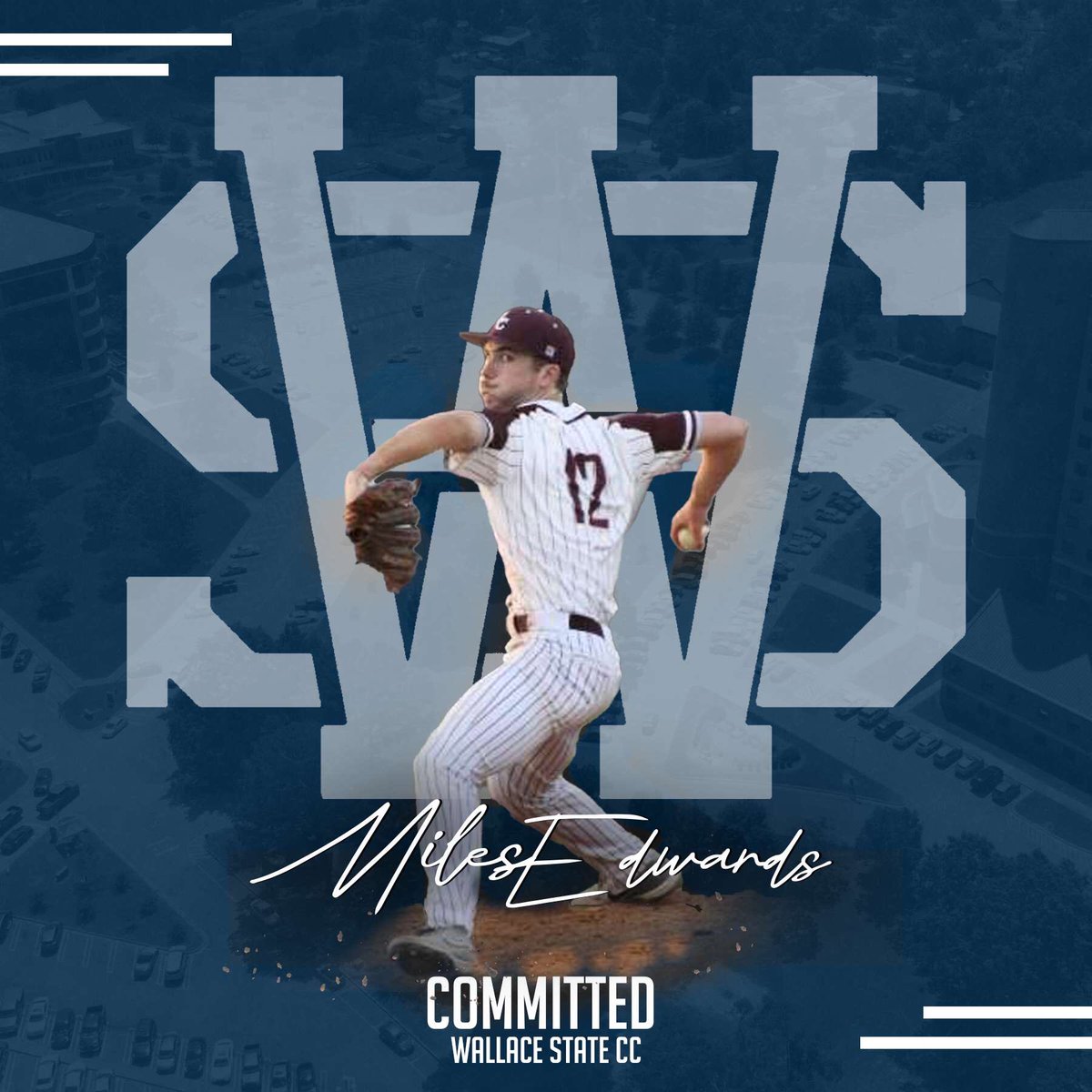 I am blessed to announce that I will be furthering my academic and athletic career at Wallace State Community College. I thank my Lord and Savior Jesus Christ for giving me the opportunity to play baseball. I want to thank my parents, coaches and teammates for supporting me.