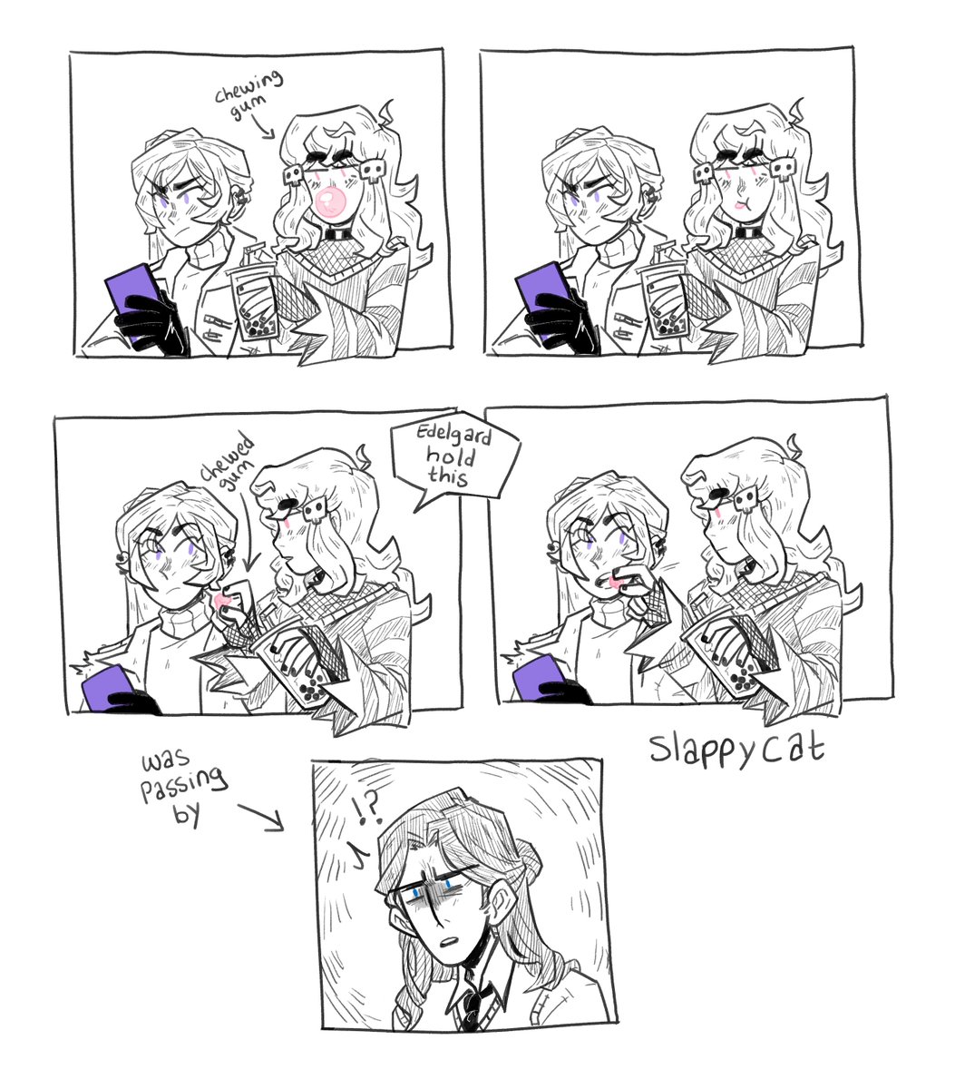 Slappy Cat 「thales fun as hell to draw actually」🔪Slappy Cat™🔪の漫画