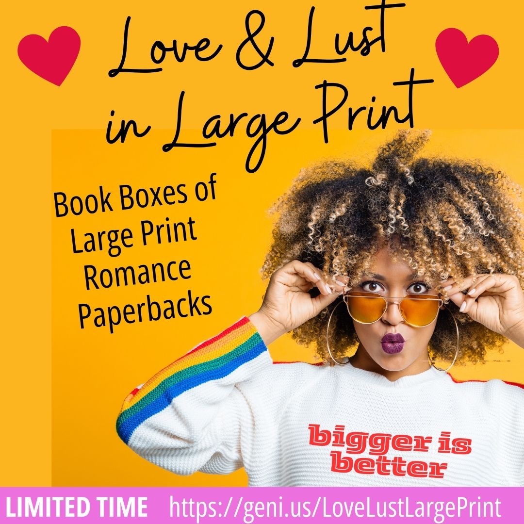 Fourteen of the industry's leading romance authors have teamed up to create holiday bundles brimming with brand-new large print editions of our best-selling books.
 
Check out the Kickstarter here!
geni.us/LoveLustLargeP…
 
#LoveLustLargePrint #valentineprlm