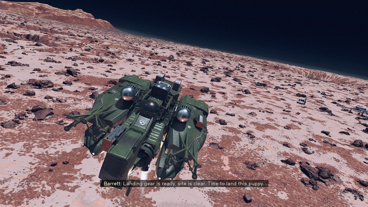 2_SmokinBarrels's tweet photo. Locust III
Class C
8 crew
30y range
60 power
100 mobility 
140 top speed
360 cargo
1450 shields
No Mods
#Starfield #Starshipd https://t.co/tzuUW7sP2M
