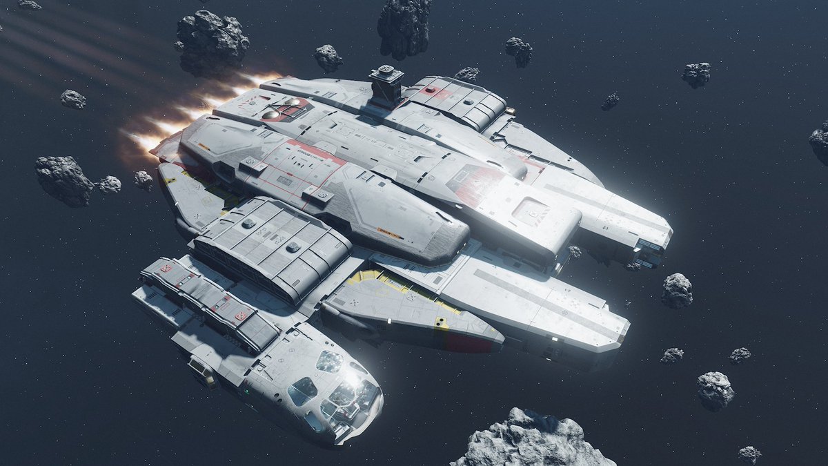 2_SmokinBarrels's tweet photo. Millennium Falcon
Class B
8 crew
29y range
60 power
100 mobility 
140 top speed
2545 cargo
1450 shields
No Mods
#Starfield #Starships https://t.co/8r3sjosBV4