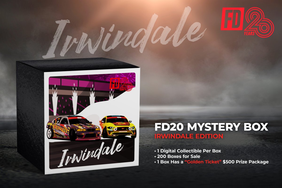 FormulaDrift's tweet photo. Don't miss out! Final FD20 Mystery Box of the season available now. ๐
https://t.co/9gc7kSY6SY
#FormulaD #FormulaDRIFT #FDNFT https://t.co/jfG1HFlM7d