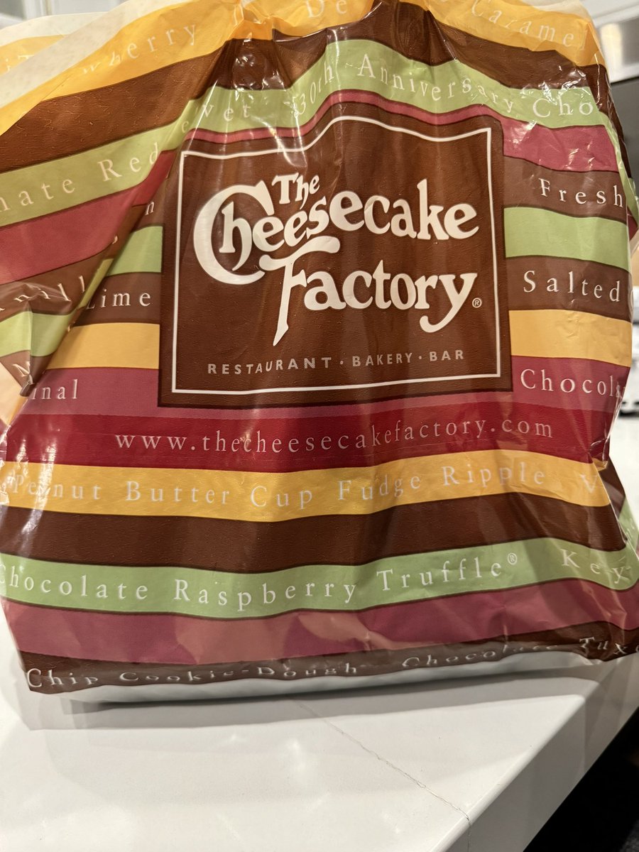 I stand in solidarity with The Cheesecake Factory.