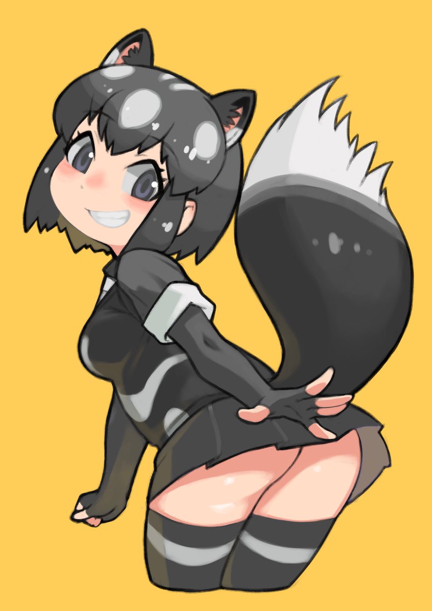 「マダラスカンクちゃん描きました! 実装された時にミラクルがどうなるのか一番気にな」|イネ🐨🐱☕️4/16フレチ２４京都のイラスト