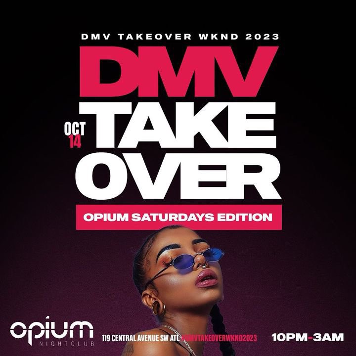 TaeSweizy's tweet photo. Going Up Saturday at Opium Nightclub
Text Me 678-779-4898
#DMVTakeover
@SGEEventz https://t.co/UQqkd9YT69