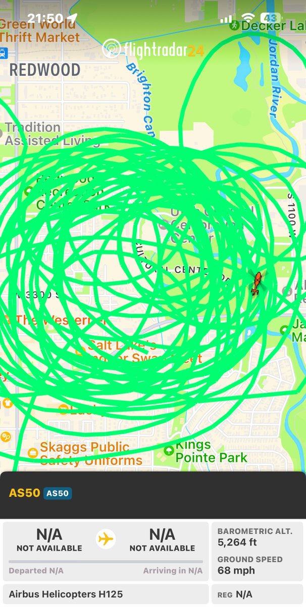 SLCScanner's tweet image. #WestValleyCity Multiple units searching for a suspect in the area of 3300 S 1200 W.  Unsure on the reason. Various agencies including K9’s, and the #DPSHelicopter #Star9 assisting. Stby for updates..