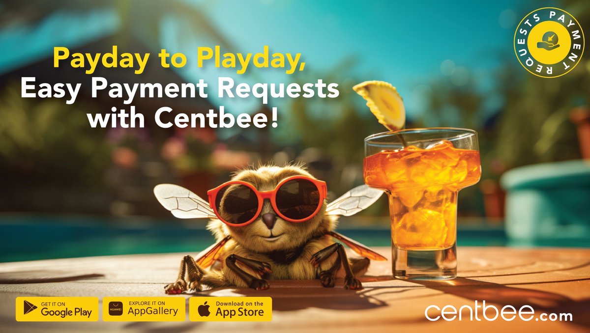 Centbee's tweet photo. Brighten the gap from Pay Day to Play Day.

For busy bees 🐝 get instant payment buzz with #Centbee Payment Requests ✨

Simply tap Receive, enter an amount and then select a Contact. 

Request, relax, receive 🍹

Getting paid has never been this effortless.

Get Streamlined Requests and Accelerated Payments today!

🐝💚⛱️

#QuickPayRequest #PromptPayment #MoneyMoment #SwiftPayments #QuickPaySolutions #NoMorePaymentDelays