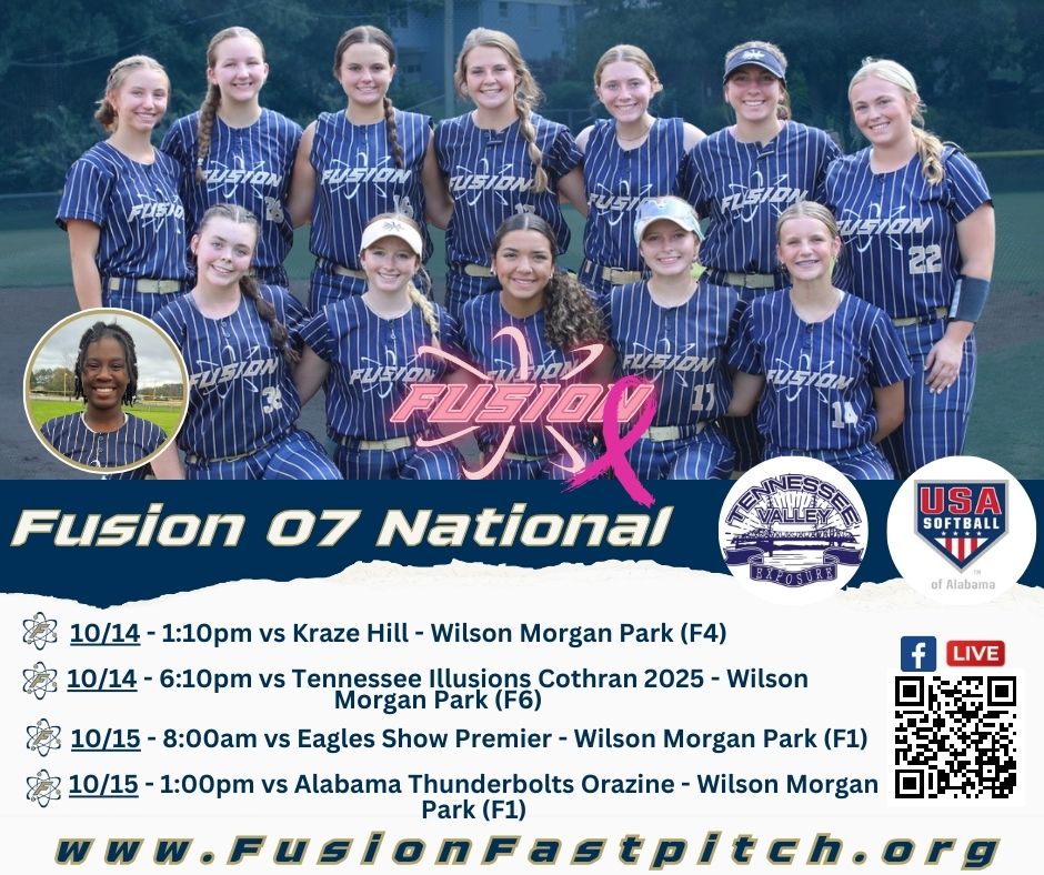 Schedule update for us this weekend for the #TennesseeValleyExposure. <a href="/UAB_SB/">UAB Softball</a> <a href="/AJDaugherty1/">A.J. Daugherty</a> <a href="/SallieB34/">Sallie Beth Burch</a> <a href="/UNASoftball/">North Alabama Softball</a> <a href="/Acozart44/">Ashley Cozart</a> <a href="/Mmitigerssoftba/">MMI Softball</a> @KoriMegan23 <a href="/HCHawksSports/">Huntingdon College Athletics</a> <a href="/SoftballCalhoun/">Calhoun Softball</a> <a href="/CoachCasey_HC/">Casey Chrietzberg</a> <a href="/COACHJODY13/">Jody Long</a> <a href="/coachangelbrown/">Angel Brown</a> <a href="/carsonowens12/">Carson O.</a> <a href="/JC_BobcatsSB/">Jones College SB</a> <a href="/TracyGrindrod/">Tracy Grindrod</a>