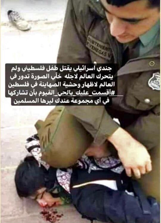Ahmedalyusif's tweet photo. An Israeli soldier kills a Palestinian child
#Israel is a killer
#Bashar_al_Assad is a killer https://t.co/H4k2l1YuOR