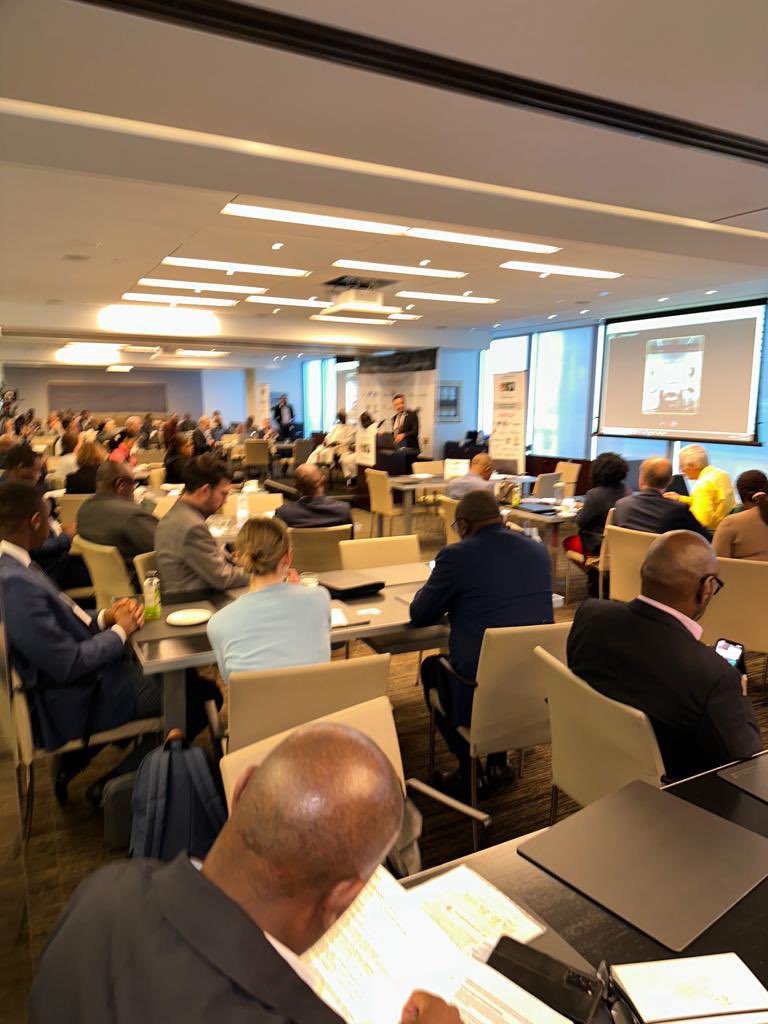 fitsumaregaa's tweet photo. Humbled to highlight #Ethiopia’s mining &amp; other investment opportunities at the ’Champions of Accelerated Canadia-Africa Business Development’ event in Toronto. Let’s seize the moment, given the rising interest in Africa &amp; cultivate sustainable partnerships for mutual benefits. https://t.co/3L65OXYnOl