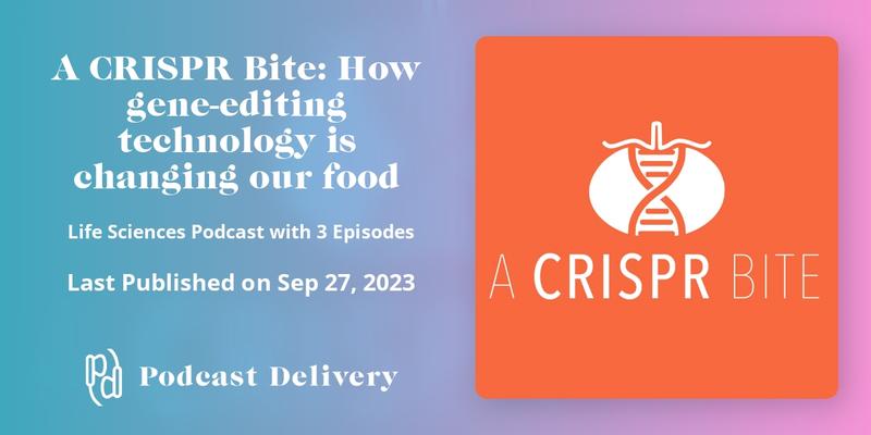 Podcast Delivery (@podcastdelivery) on Twitter photo Unmask the enigma of CRISPR, a revolutionary gene-editing technology, with food anthropologist Dr. Lauren Crossland-Marr. Traverse through labs, explore food gene manipulation, and unravel the challenges and stakes in this five-part series. From <a href="/GEAP_3/">GEAP3 Network</a>.
#podcastdelivery Unmask the enigma of CRISPR, a revolutionary gene-editing technology, with food anthropologist Dr. Lauren Crossland-Marr. Traverse through labs, explore food gene manipulation, and unravel the challenges and stakes in this five-part series. From <a href="/GEAP_3/">GEAP3 Network</a>.
#podcastdelivery