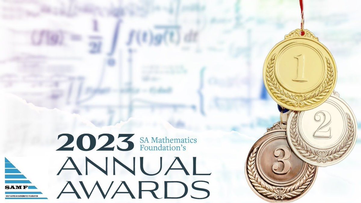We will broadcast our Annual Awards Ceremony live on YouTube. Join us tomorrow, Saturday, 14 October 2023 as we honour the students, learners, and teachers who shined in this year's Olympiads and Challenge. #MathAwards2023

youtube.com/live/YMCmazI7V…