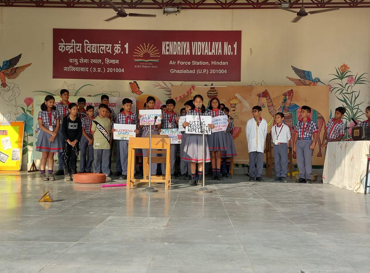 kv1hindan's tweet photo. Special Dengue awareness drive under Swachhata Drive by students of #PMSHRI KV NO 1HINDAN.

Thank you @EduMinOfIndia for selecting KV No 1, Hindan under #PMSHRI School Scheme. We endeavour to implement #NEP2020 with full vigour in

our Vidyalaya. @PMOIndia @KVS_HQ @KvsAgra https://t.co/jtyakAmYMI