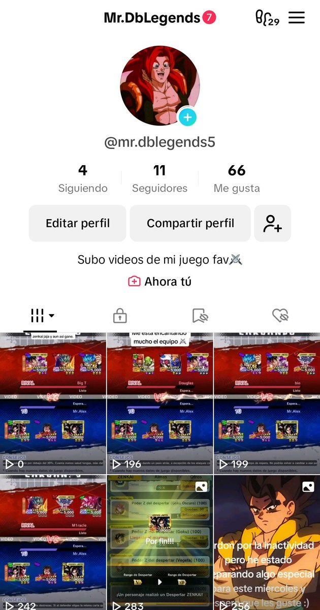 Alexitokarev's tweet photo. Paso nada mas para recordar que tengo cuenta de tiktok donde subo cosas de mis gameplays de dragonball legends y que estoy haciendo un especial de gt por si alguien quiere seguirme les dejo el link https://t.co/djUNYwNxxy https://t.co/djsPdGSdqh
