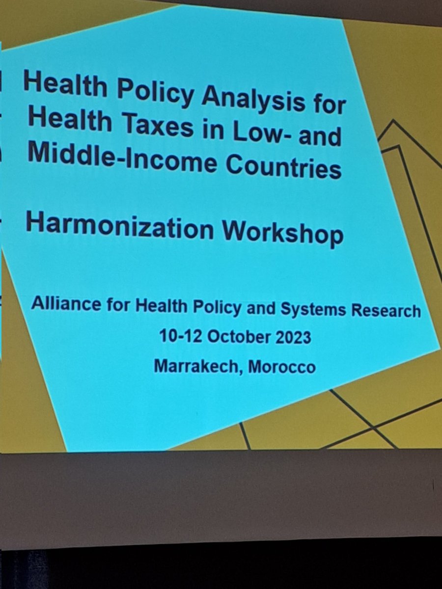 After an exciting 3 days of intense discussions on health taxes with @AllianceHPSR team and colleagues from sixteen health policy research institutions across the globe including @dgiconsult