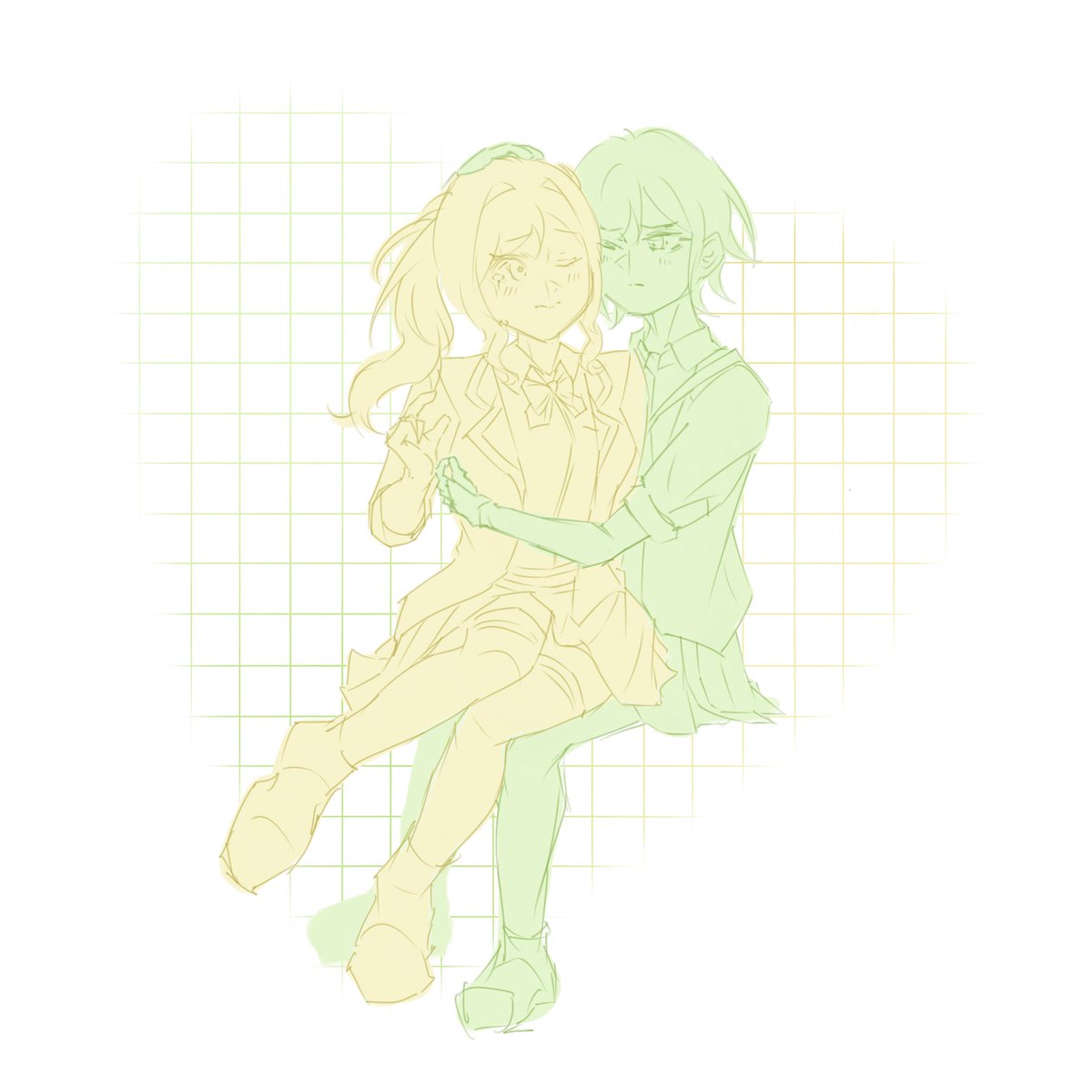 ileoneedyou's tweet photo. #prsk_fa #prsk_gl 
 #shihosakiweek2023

day 5: protect/comfort💛💚 https://t.co/hA3z5dMneb